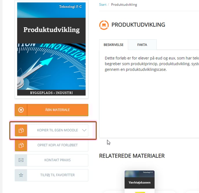 PRA - SUP - Kopier iPraxis-forløb til egen Moodle 3