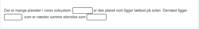 PRA - SUP - opret spørgsmålstypen fyld huller i quiz 5