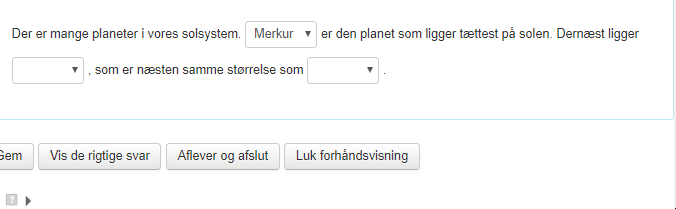 PRA - SUP - opret spørgsmålstypen fyld huller i quiz 6